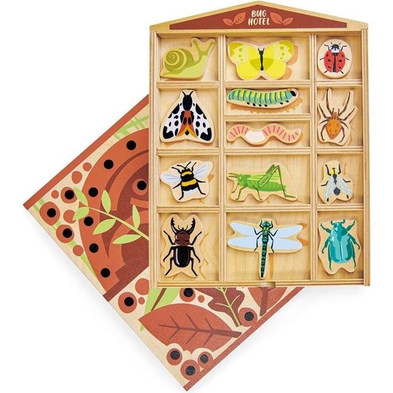 Tender Leaf Hôtel pour insectes en bois Jouets éducatifs pour enfants