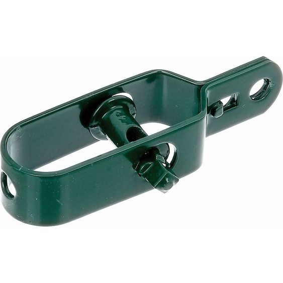 Alberts 859169 Tendeur de fil de fer, avec noix en acier, galvanisé, plastifié vert, taille 2, longueur 100 mm, jeu de 100 pièces