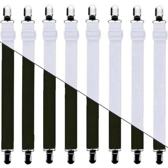 Tendeurs dangle MAVURA »Tendeurs tendeurs de draps réglables tendeurs de draps caoutchouc de tension extensible jusquà 120cm [8x]«