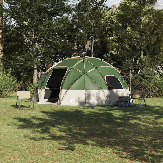 Tente de camping avec toit Vert 475 x 475 x 235 cm Polyester