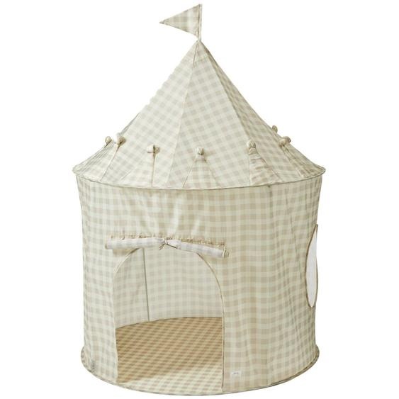 Tente De Jeu En Tissu Recyclé Vichi Beige Beige, Écru