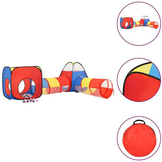Tente de jeu pour enfants avec 250 balles Multicolore