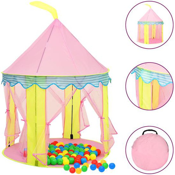Tente de jeu pour enfants Rose 100x100x127 cm
