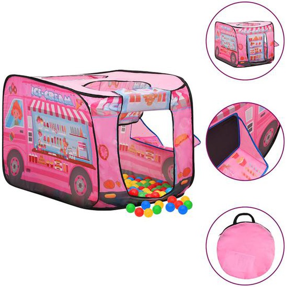 Tente de jeu pour enfants Rose 70x112x70 cm