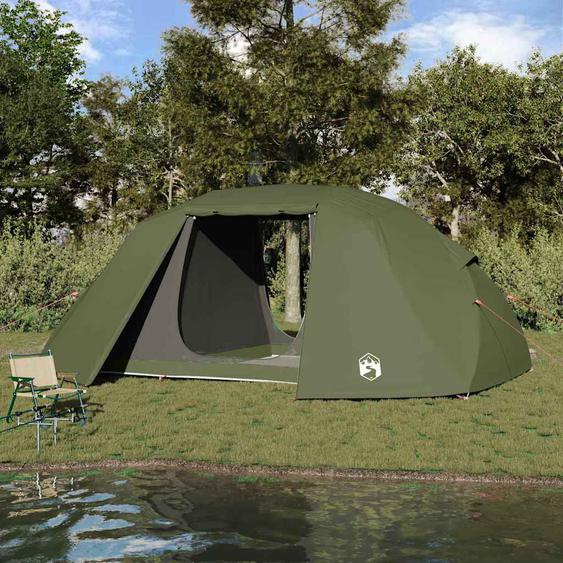 Tente de pêche Vert olive 514 x 465 x 187 cm Polyester