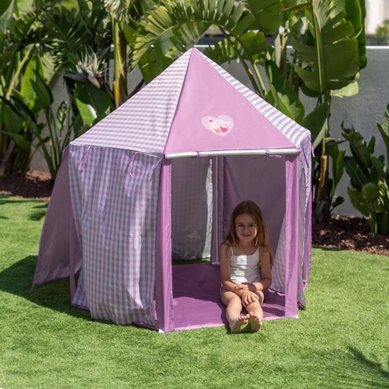 Tente De Plage Enfant Avec Filet Respirant Rose