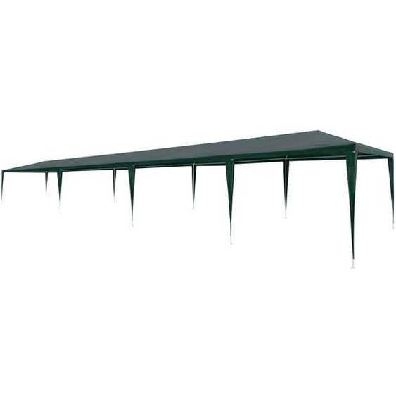 Tente de réception 3x12 m PE Vert