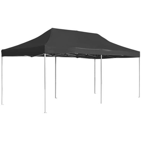 Tente de réception pliable Aluminium 6 x 3 m Anthracite
