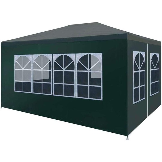 Tente de réception The Living Store 3 x 4 m verte