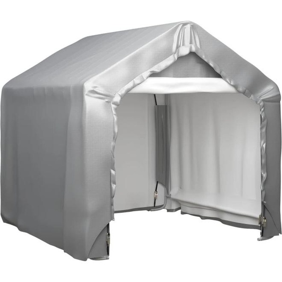 Tente de rangement Gris 180x180 cm Acier galvanisé