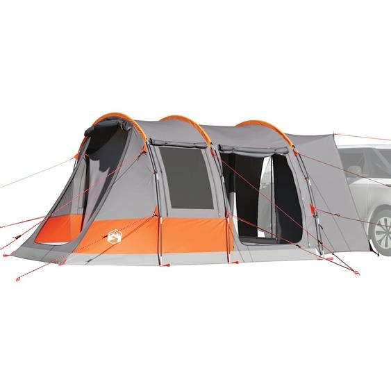 Tente de voiture 2 personnes gris et orange imperméable