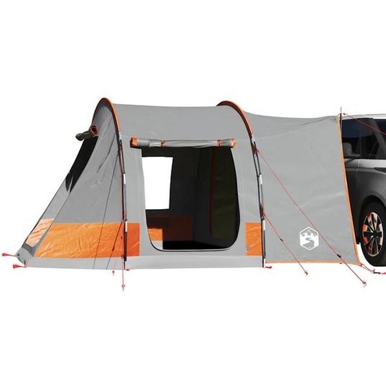 Tente de voiture 2 personnes gris et orange imperméable