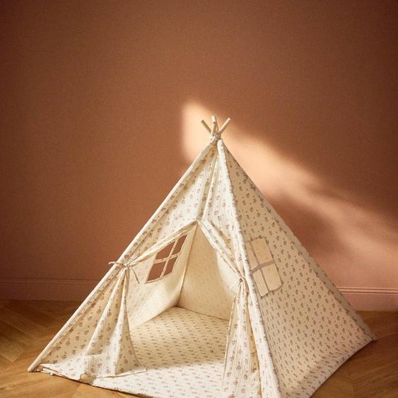 Tente Enfant Charly En Gaze De Coton Imprimé Bianca