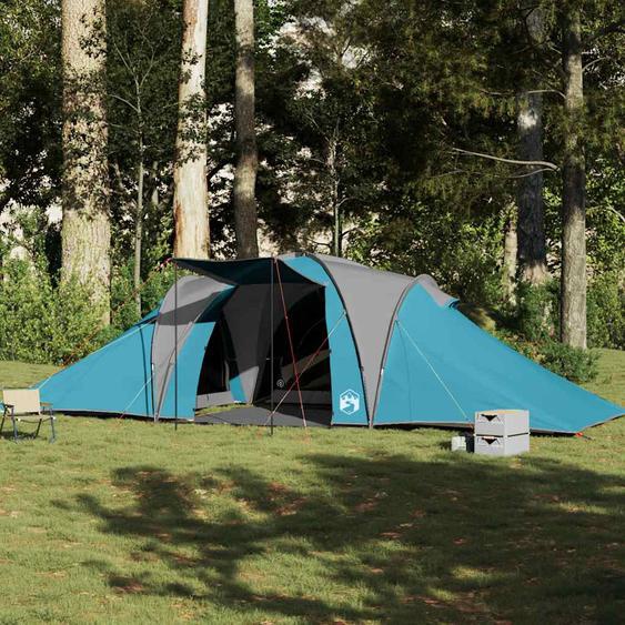 Tente familiale à dôme 6 personnes bleu imperméable