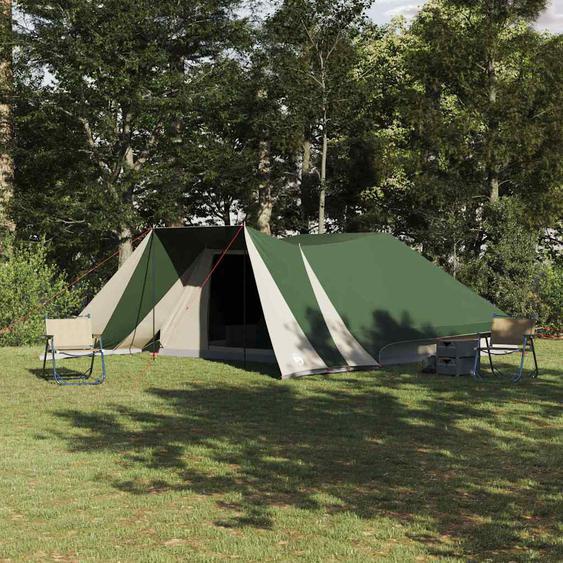 Tente familiale avec toit Vert et beige 660 x 456 x 200 cm