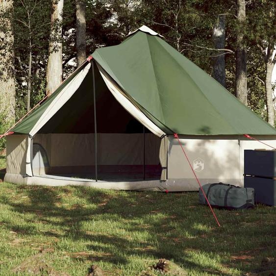 Tente familiale tipi 6 personnes vert imperméable