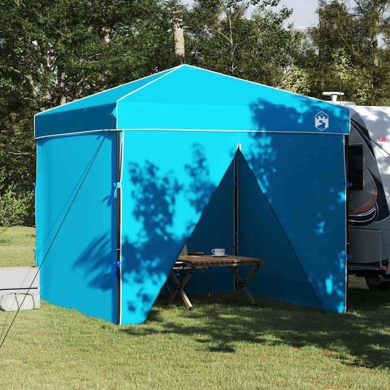 Tente pop-up simple Bleu 250 x 250 cm Tissu - Pavillons & Tentes de réception FR4281668 1parcel