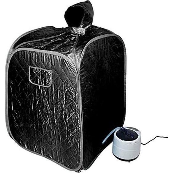 Tente sauna mobile 80 x 80 x 100 cm, noire