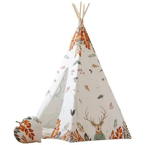 Tente Tipi Amis De La Forêt En Coton Beige