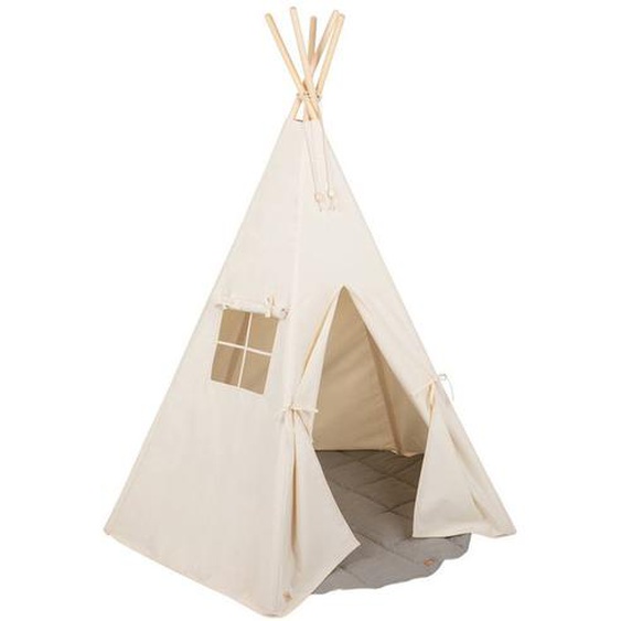 Tente Tipi Avec Tapis En Coton Beige