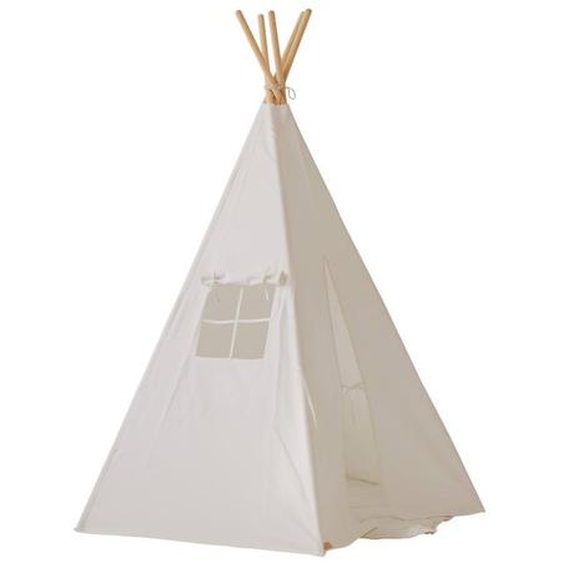 Tente Tipi Avec Tapis En Lin Blanc