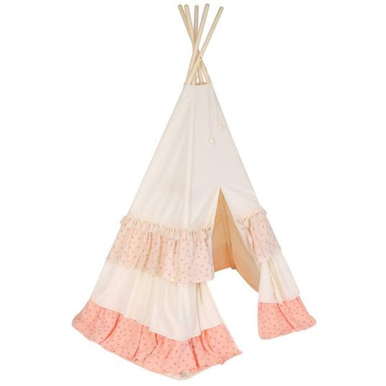 Tente Tipi Avec Tapis Forget-me-not En Coton Beige