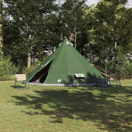 Tente Tipi familiale avec toit Vert 560 x 560 x 300 cm