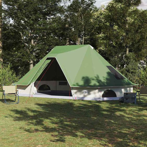 Tente Tipi familiale avec toit Vert 680 x 430 x 270 cm
