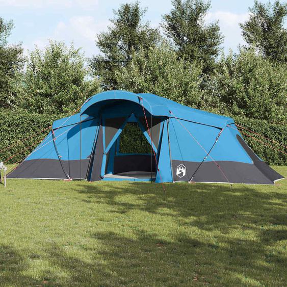 Tentes avec toit avec évent Bleu 721 x 335 x 212 cm Polyester