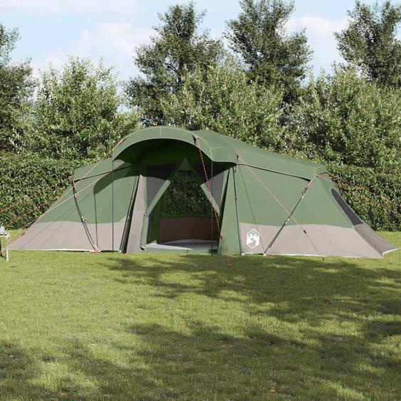 Tentes avec toit avec évent Vert 721 x 335 x 212 cm Polyester