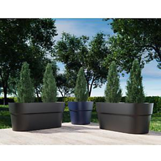 TERA Bac à plantes Sirio, largeur: 780 mm, fog grey