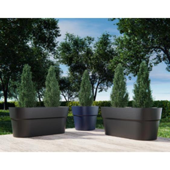 TERA Bac à plantes Sirio, largeur: 780 mm, fog grey