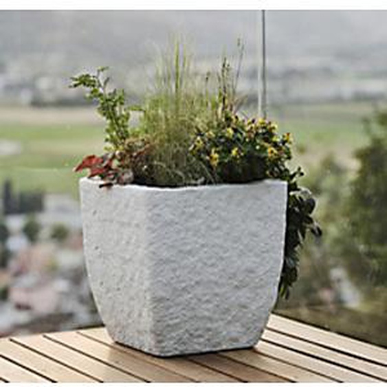 TERA Cube à plantes Lithos 40, stone white