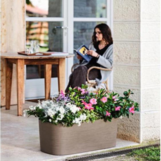 TERA Jardinière Kos, largeur: 780 mm, black