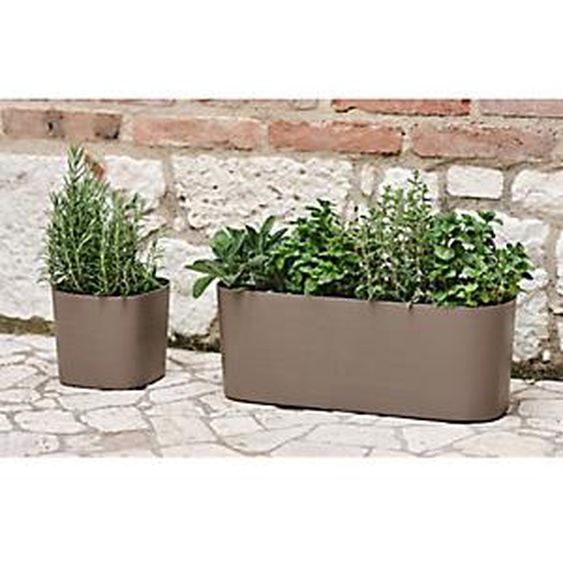 TERA Pot de fleurs Capri, largeur: 240 mm, black