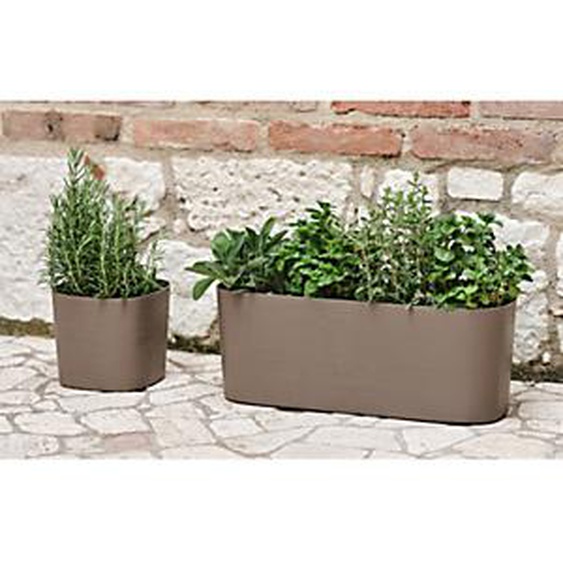 TERA Pot de fleurs Capri, largeur: 290 mm, black
