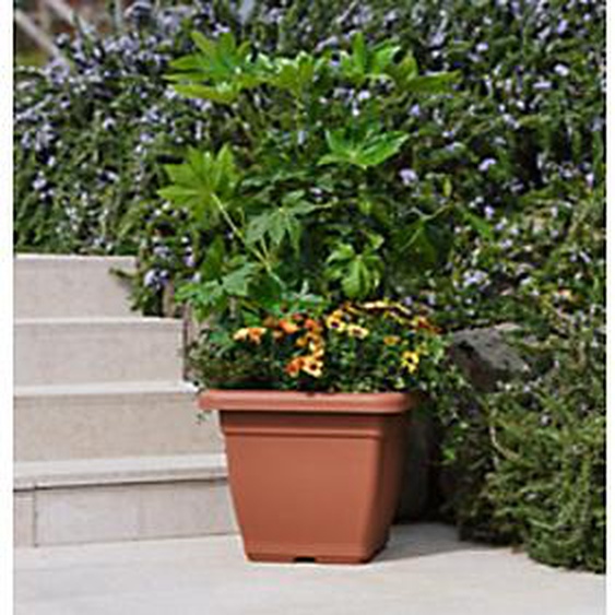 TERA Pot de fleurs Nazca, largeur: 450 mm, anthracite