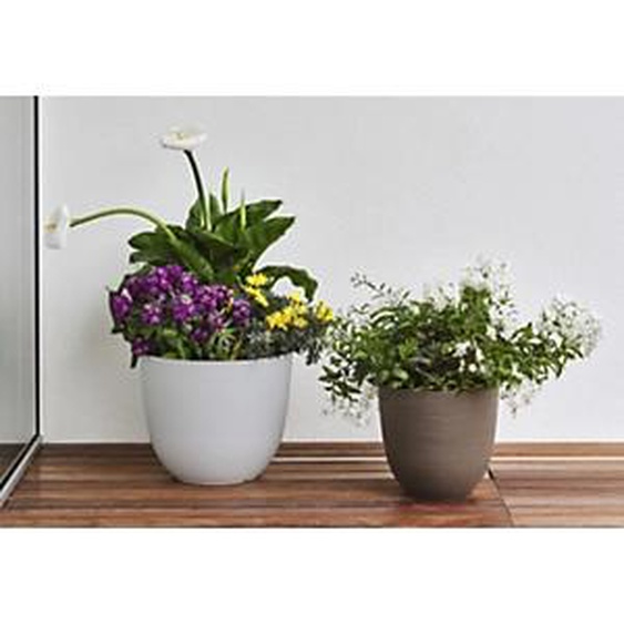 TERA Pot de fleurs Over, diamètre: 280 mm, sable