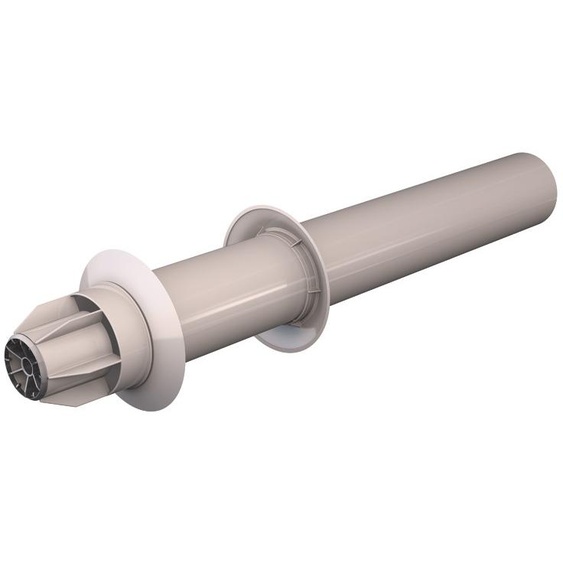 Terminal horizontal aluminium Rolux gaz 60/100 UBBINK 227104