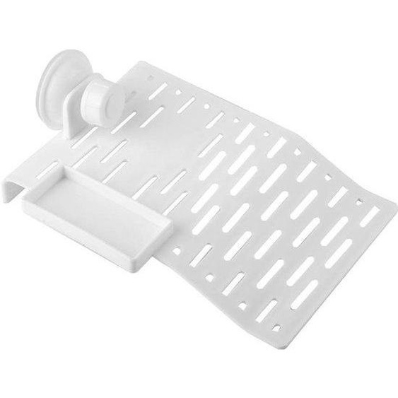 Terraform - Jardin de tortues - Plateforme de bronzage - Île flottante - Blanc - Plateforme en plastique - Idéale pour les reptiles - Format compact