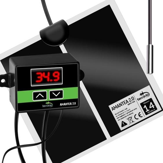 Terrario Amantea 2.0 14W - tapis chauffant avec thermostat Terrario