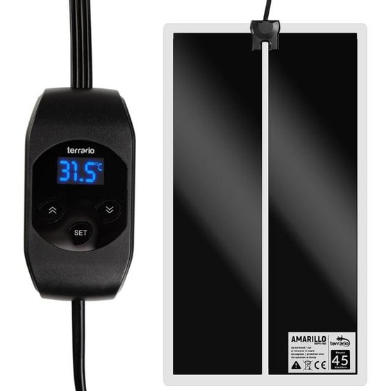 Terrario Amarillo 45W - plaque chauffante avec thermostat LCD Terrario