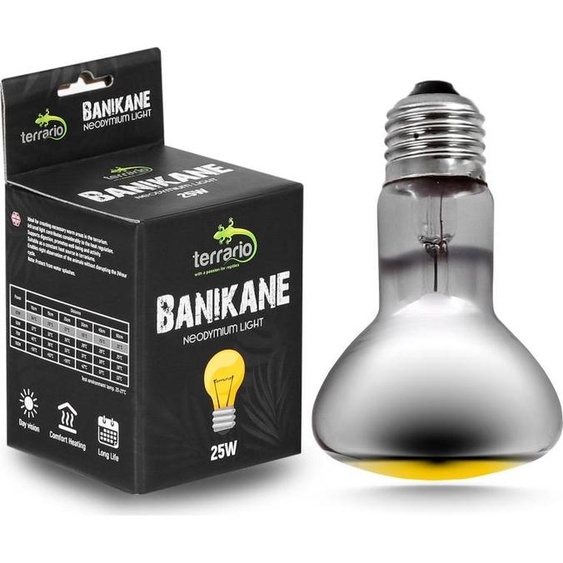 Terrario Banikane Neodymium Light - Ampoule chauffante au néodyme 25W Terrario