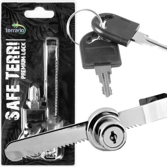 Terrario Safe Terri 120 - serrure de porte coulissante 12cm Terrario