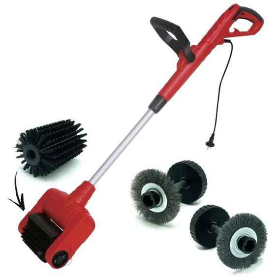 Terre Jardin - Nettoyeur électrique terrasse et sol / Brosse rotative Maxibrush