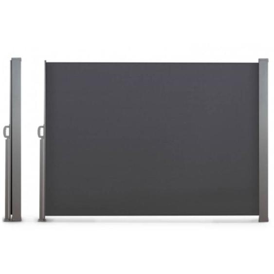 Terre Jardin - Paravent extérieur rétractable - 2,5 x 1,6 m - - Anthracite