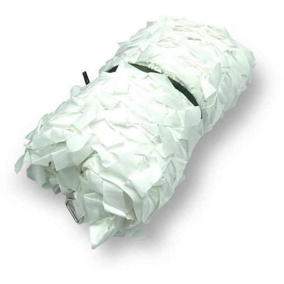 Terre Jardin - Toile dombrage ajourée / filet de camouflage - 4 x 5 - Blanc