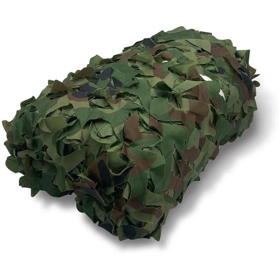 Terre Jardin - Toile dombrage ajourée / filet de camouflage - 4 x 5 - Camouflage