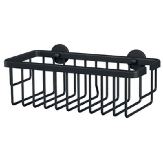TESA Corbeille de douche MOON BLACK, 1 niveau, noir