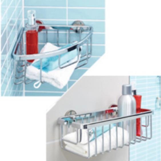 TESA Corbeille de rangement ALUXX S, modèle dangle, alu